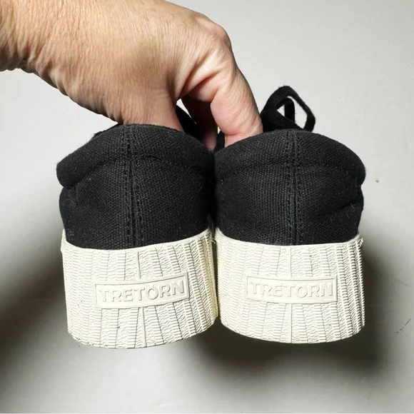 Tretorn Nylite Bold Canvas Platform Sneakers - Picture 4 of 7